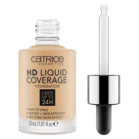 Base de Maquillaje Fluida Hd Liquid Coverage Foundation Catrice HD Liquid Coverage (Reacondicionado A)