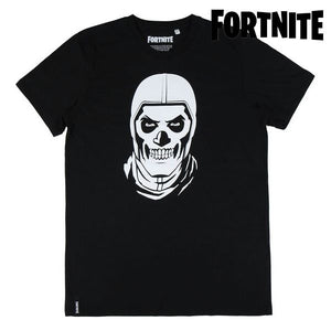 Camiseta de Manga Corta Infantil Fortnite Negro