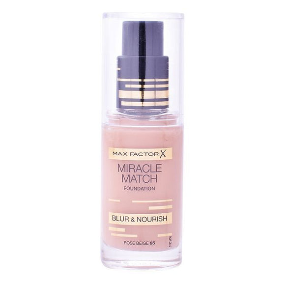 Fondo de Maquillaje Fluido Miracle Match Blur & Nourish Max Factor
