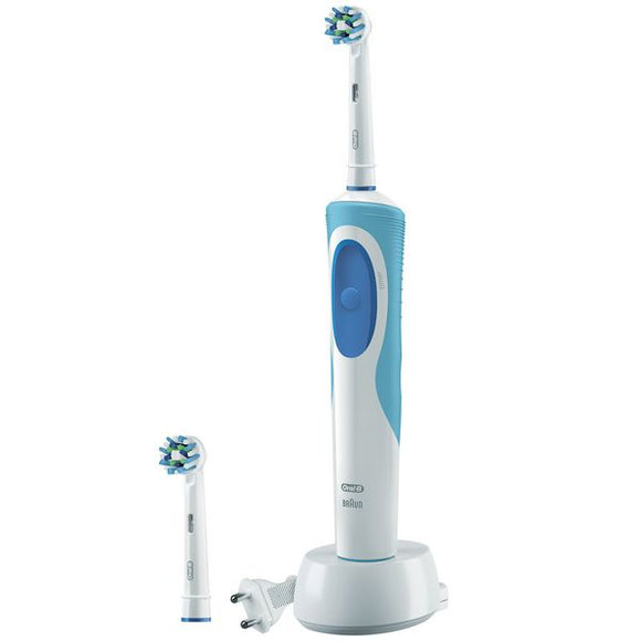 Cepillo de Dientes Eléctrico Oral-B Vitality Plus Crossaction Blanco/Azul (Reacondicionado A+)