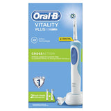Cepillo de Dientes Eléctrico Oral-B Vitality Plus Crossaction Blanco/Azul (Reacondicionado A+)