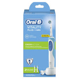 Cepillo de Dientes Eléctrico Oral-B Vitality Plus Crossaction Blanco/Azul (Reacondicionado A+)