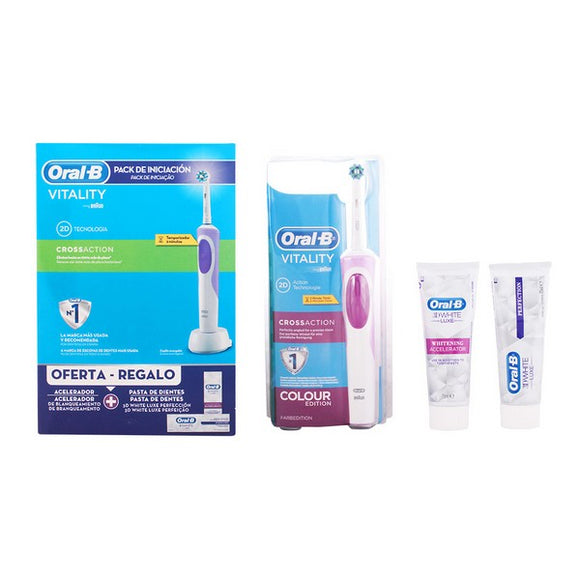 Set de Higiene Bucal Vitality Crossaction Oral-B (3 pcs)