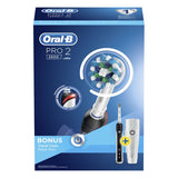 Cepillo de Dientes Eléctrico Oral-B Oral-B Pro 2 2500 Waterproof Negro (Reacondicionado C)