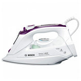 Plancha de Vapor BOSCH TDA703121A 380 ml SoftTouch 3200W Blanco Morado Cerámica