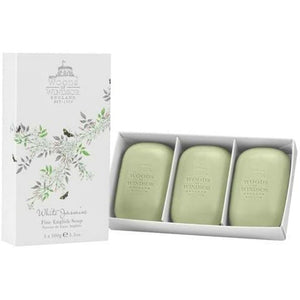 Pastillas de Jabón Woods of Windsor White Jasmine (3 x 100 g)