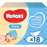 Toallitas Huggies Pure Bebé (188 x 56 pcs) (Reacondicionado A+)