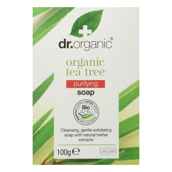 Pastilla de Jabón Tea Tree Dr.Organic (100 g)