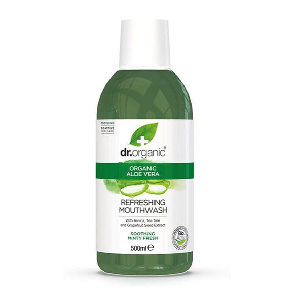 Enjuague Bucal Aloe Vera Dr.Organic Aloe Vera (500 ml)