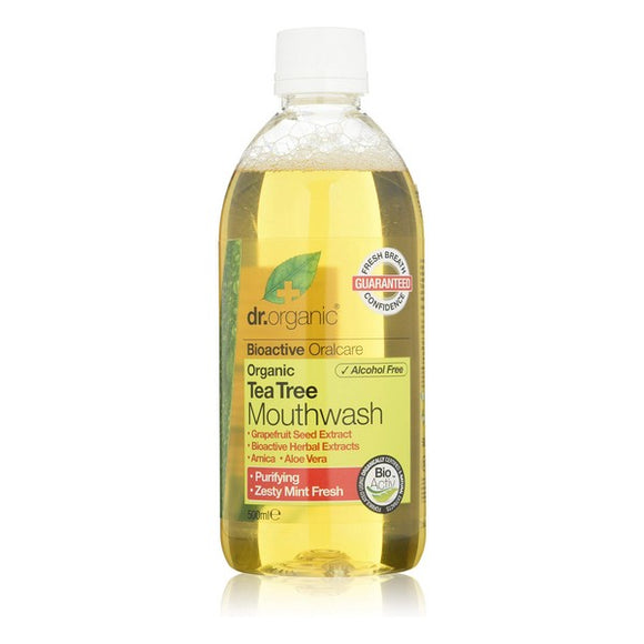 Enjuague Bucal Tea Tree Dr.Organic (500 ml)