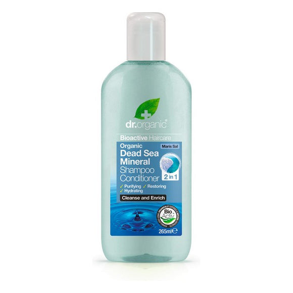 Champú + Acondicionador Dead Sea Mineral Dr.Organic (265 ml)