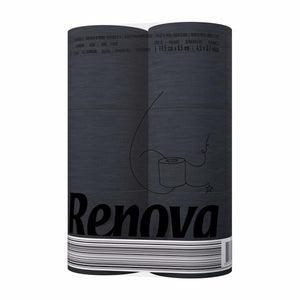 Papel Higiénico Renova Negro (2 x 6 pcs) (Reacondicionado A+)