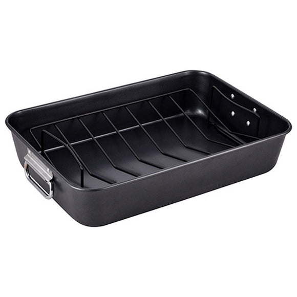 Molde para Horno San Ignacio Negro Acero Inoxidable (40 x 28 x 8 cm)