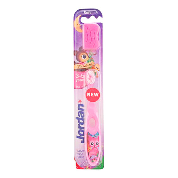 Cepillo de Dientes Para Niños Suave Jordan (3-5 años)