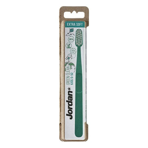 Cepillo de Dientes Para Niños Green Clean  Ultra Soft Jordan