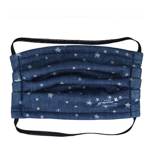 Mascarilla de Tela Reutilizable Stars Pure Green