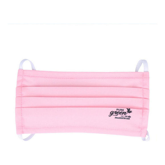 Mascarilla de Tela Reutilizable Light Summer Pure Green Rosa