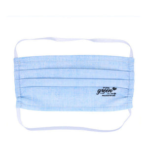 Mascarilla de Tela Reutilizable Light Summer Tejano Cahmbray Pure Green