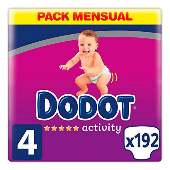 Pañales desechables Dodot Activity T-4 (192 pcs) (Reacondicionado A+)