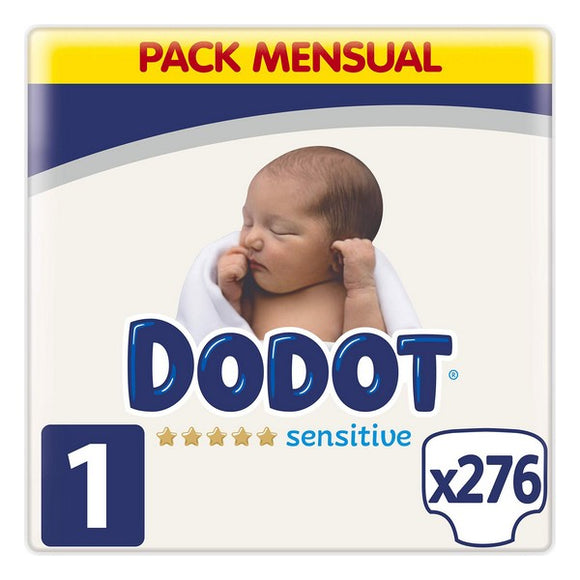 Pañales desechables Dodot Sensitive (276 pcs) (Reacondicionado B)