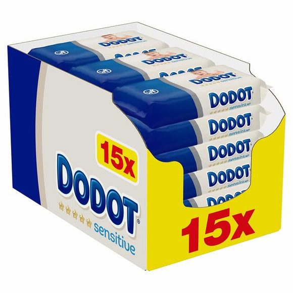 Toallitas Húmedas Dodot Sensitive (15 x 54 pcs) (Reacondicionado A+)
