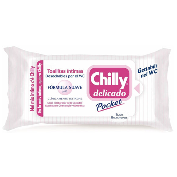 Toallitas Íntimas Pocket Chilly (12 pcs)