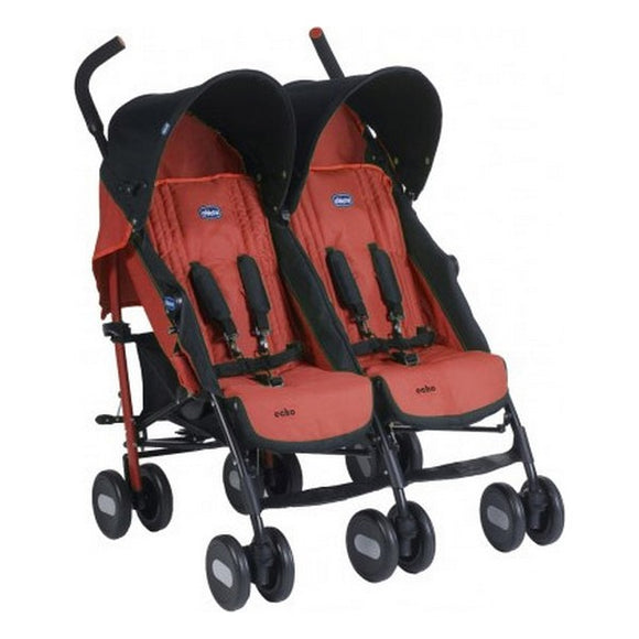 Carro de Paseo para Bebé Chicco Echo Twin Rojo (Reacondicionado A+)