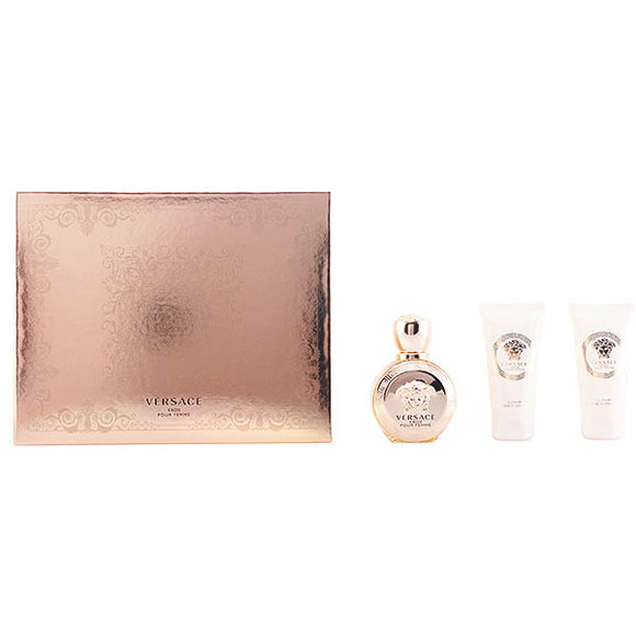 Set de Perfume Mujer Eros Pour Femme Versace (3 pcs)