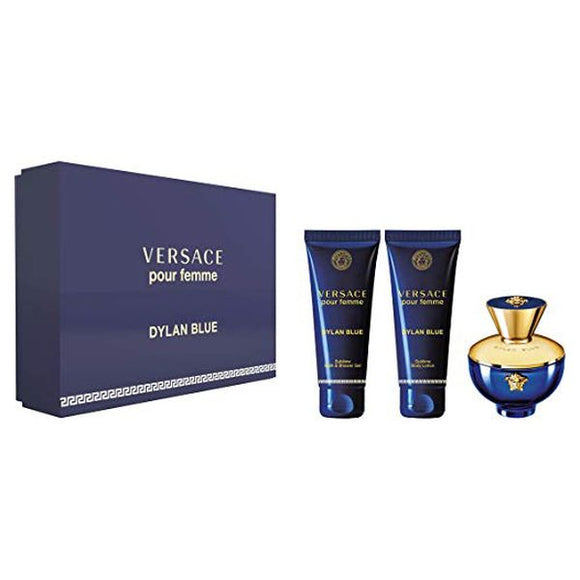 Set de Perfume Mujer Dylan Blue Versace (3 pcs)