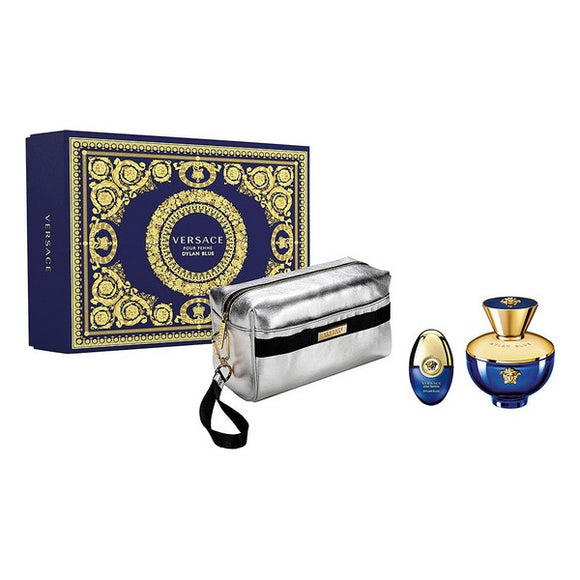 Set de Perfume Mujer Dylan Blue Femme Versace EDT (3 pcs) (3 pcs)