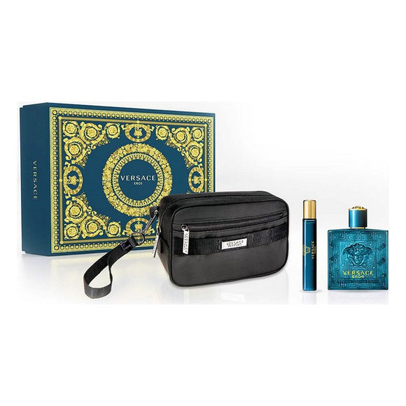 Set de Perfume Hombre Eros Versace EDT (3 pcs)