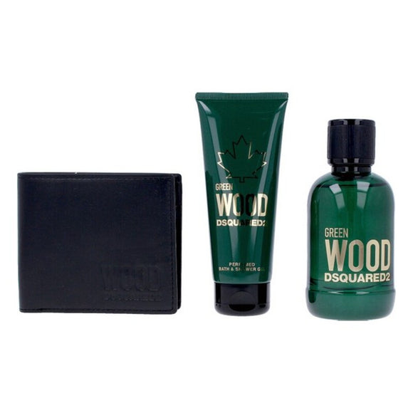 Perfume Hombre Green Wood Pour Homme Dsquared2 EDT (3 pcs)