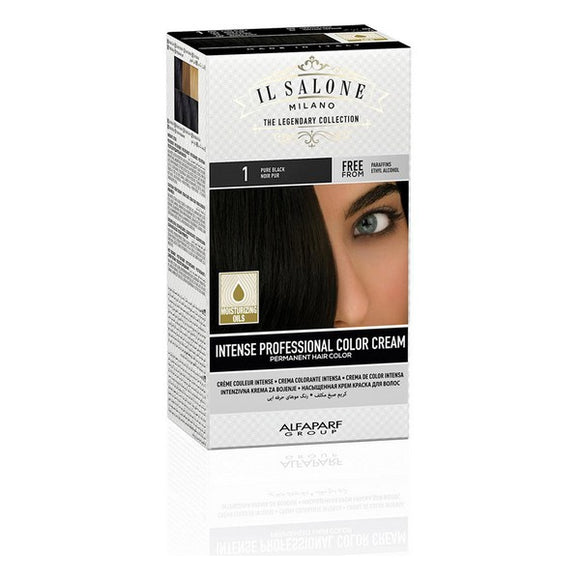 Coloración Permanente en Crema Intense Professional Color Cream Il Salone Milano (Nº 1)