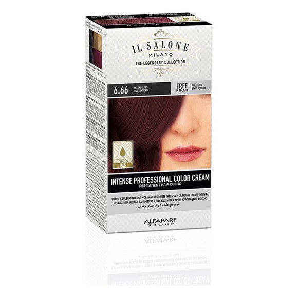 Coloración Permanente en Crema Intense Professional Color Cream Il Salone Milano (Nº 6.66)