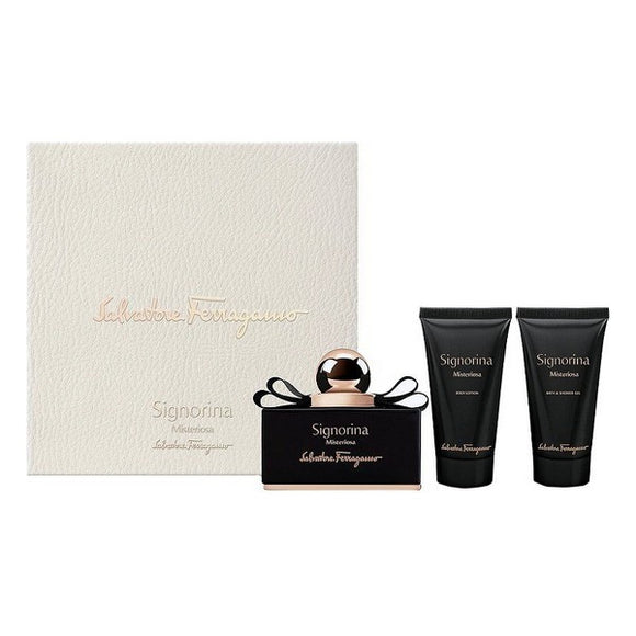 Set de Perfume Mujer Signorina Misteriosa Salvatore Ferragamo EDP (3 pcs) (3 pcs)