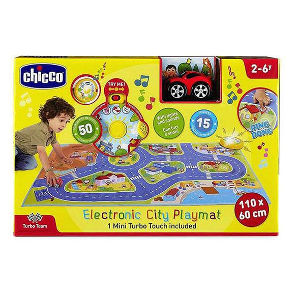 Alfombra de juego Mini Turbo Touch Chicco (51 x 31 x 8 cm) Sonido