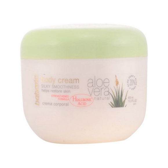 Crema Corporal Reparadora Con Aloe Vera Babaria (400 ml)