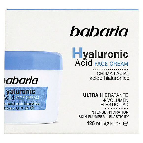 Crema con Ácido Hialurónico Babaria (125 ml)
