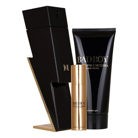 Set de Perfume Hombre Bad Boy Carolina Herrera EDT (3 pcs)