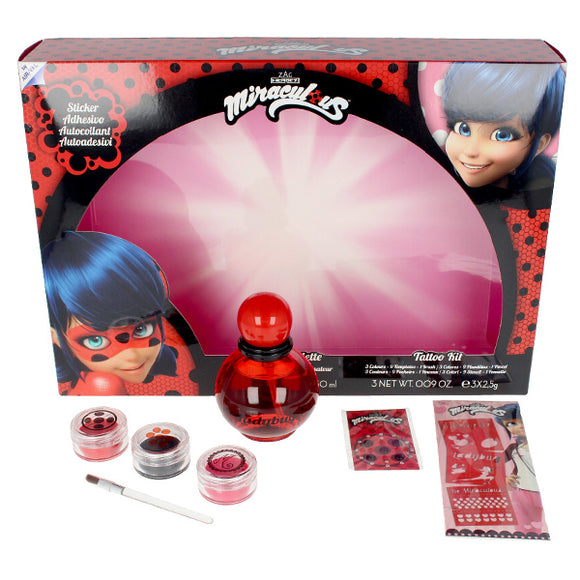 Set de Perfume Infantil Miraculous Ladybug Cartoon EDT (2 pcs)