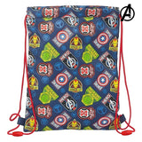 Bolsa Mochila con Cuerdas The Avengers Heroes Vs. Thanos Azul marino