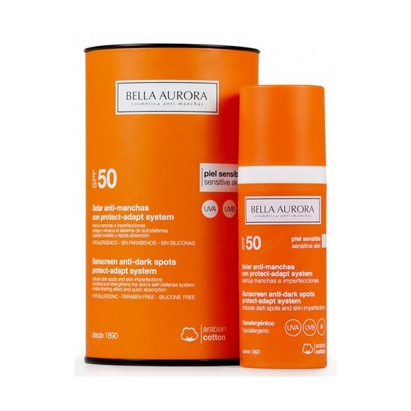 Fluido Solar Antimanchas Protect-adapt System Bella Aurora SPF 50+ (50 ml)