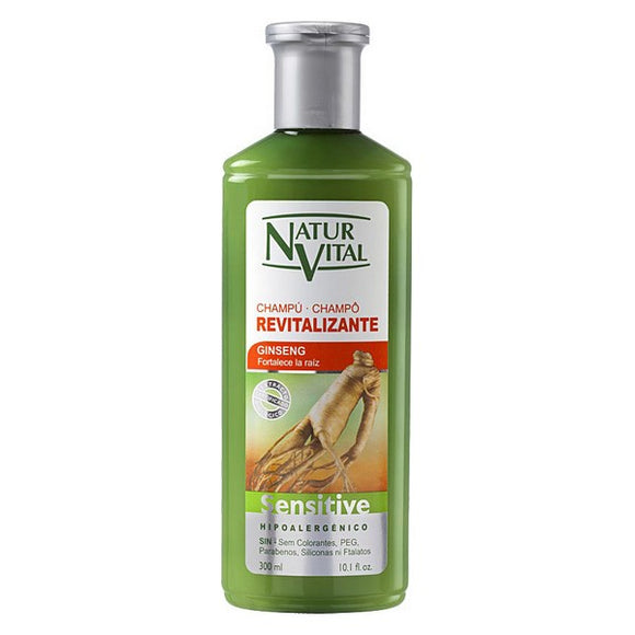 Champú Revitalizante Ginseng Sensitive Naturvital (300 ml) (Reacondicionado A+)