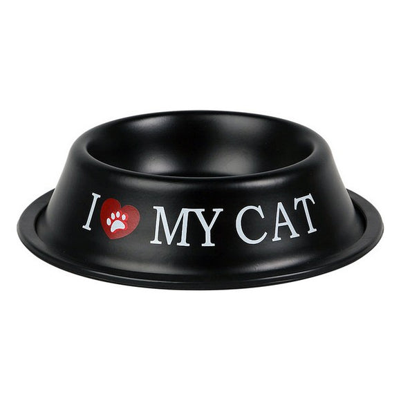 Comedero para Mascotas I Love My Cat 116045 (Ø 15 cm)