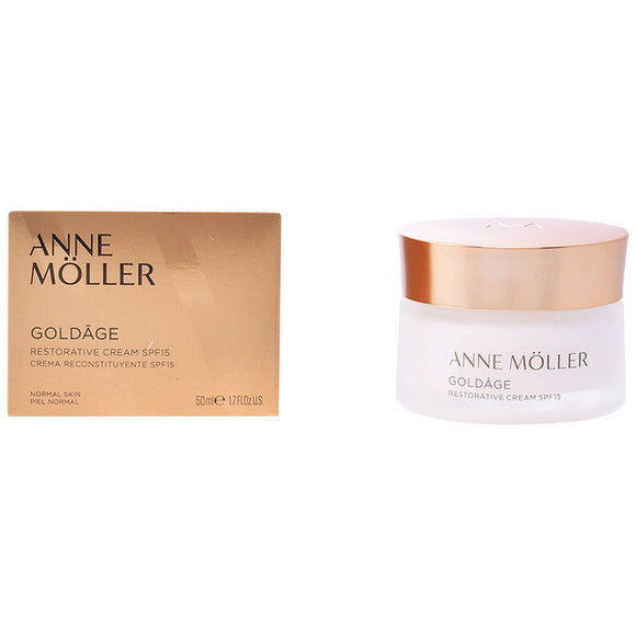 Crema Regeneradora Antiedad Re-plasty Anne Möller Spf 15 (50 ml)