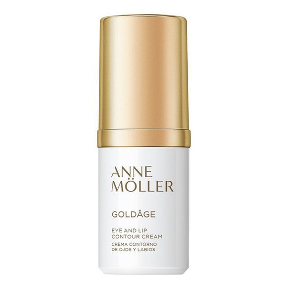 Crema Antiedad para el Contorno de Ojos y Labios Goldâge Anne Möller (15 ml)