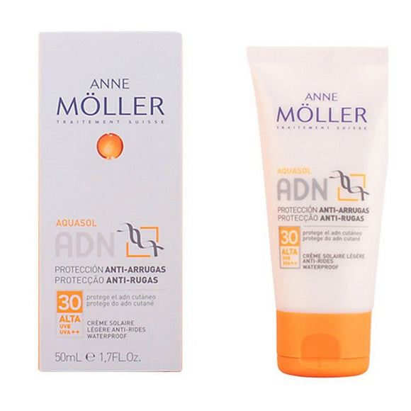 Crema Antiarrugas Aquasol Adn Anne Möller Spf 30 (50 ml)