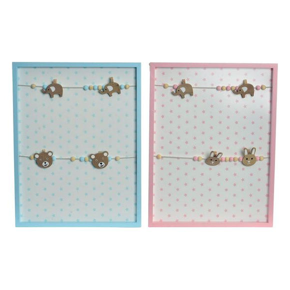Marco de Fotos DKD Home Decor Madera MDF (2 pcs) (32 x 42 x 2 cm)