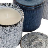 Vela Perfumada Dekodonia Cerámica Con Tapa (3 pcs) (9 x 9 x 11 cm)