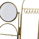 Joyero de Pie DKD Home Decor Metal Espejo Chic (11 x 11 x  cm) (46 x 10 x 51 cm)